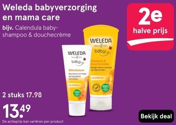 Aanbieding: Weleda babyverzorging en mama care