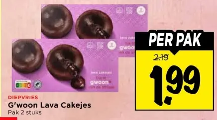 Aanbieding: Lava Cakejes
