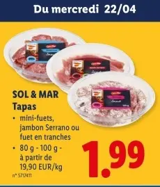 Offre: Tapas