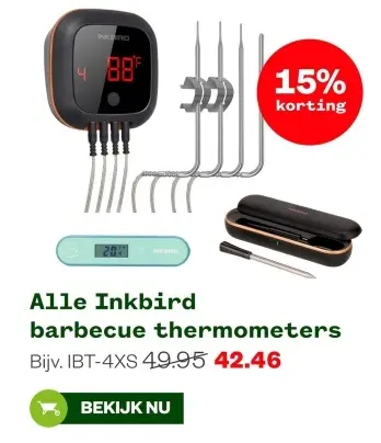 Aanbieding: Inkbird barbecue thermometers