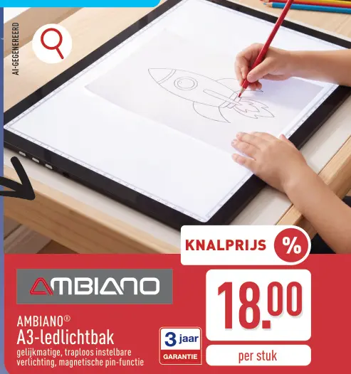 Promotie: AMBIANO® A3-ledlichtbak