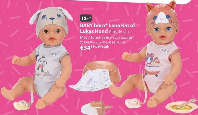 Aanbieding: Lena Kat of Lukas Hond