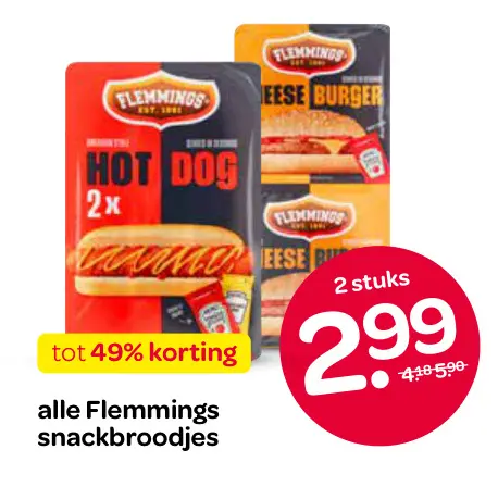 Aanbieding: Flemmings snackbroodjes