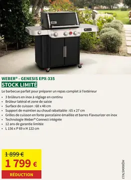 Offre: Weber® - genesis epx-335