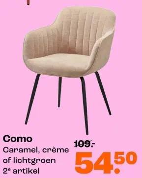 Aanbieding: Eetkamerstoel Como