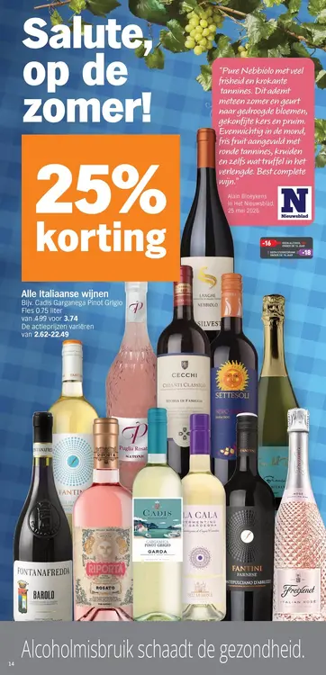Promotie: Alle Italiaanse wijnen