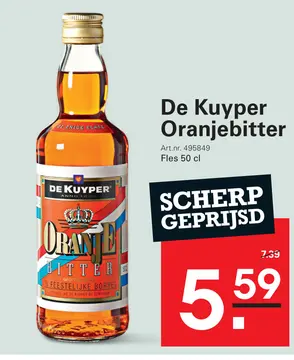 Aanbieding: De Kuyper Oranjebitter