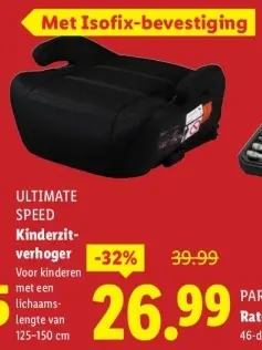 Aanbieding: ULTIMATE SPEED Kinderzitverhoger