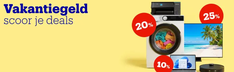 Promotie: Vakantiegeld scoor je deals
