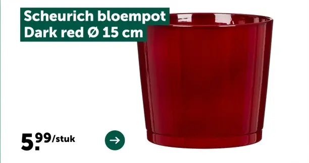Promotie: bloempot