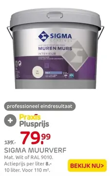Aanbieding: Muurverf