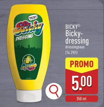 Promotie: Bicky-dressing