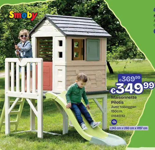Offre: Smoby Maisonnette Pilotis