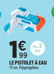 Offre: LE PISTOLET À EAU