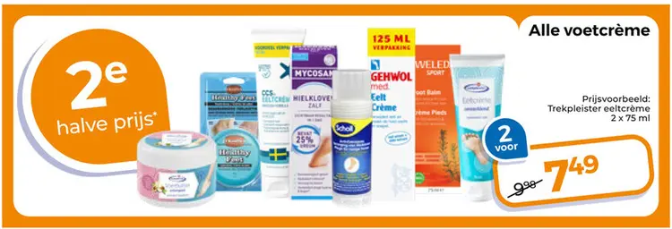 Aanbieding: Alle voetcrème