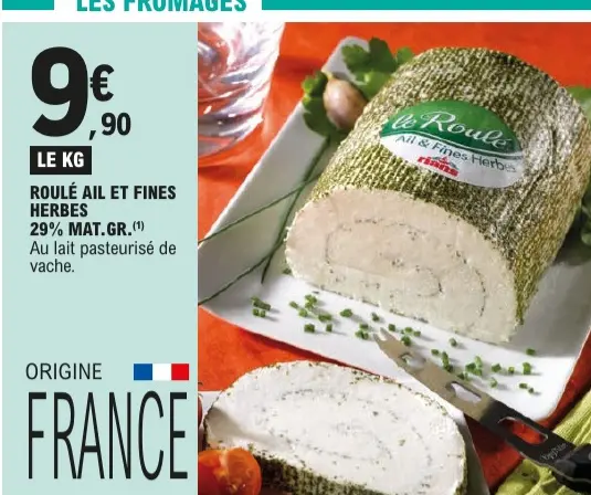 Offre: Roulé ail et fines herbes
