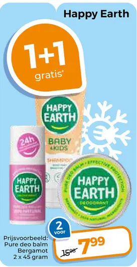 Aanbieding: Pure deo balm Bergamot