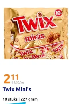 Aanbieding: Twix Mini's