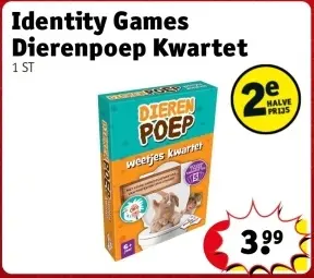 Aanbieding: Dierenpoep Kwartet