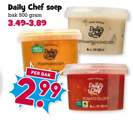 Aanbieding: Daily Chef soep