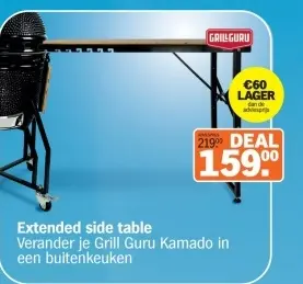 Aanbieding: Extended side table