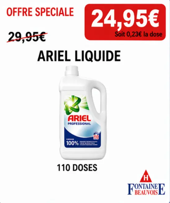 Offre: Ariel liquide