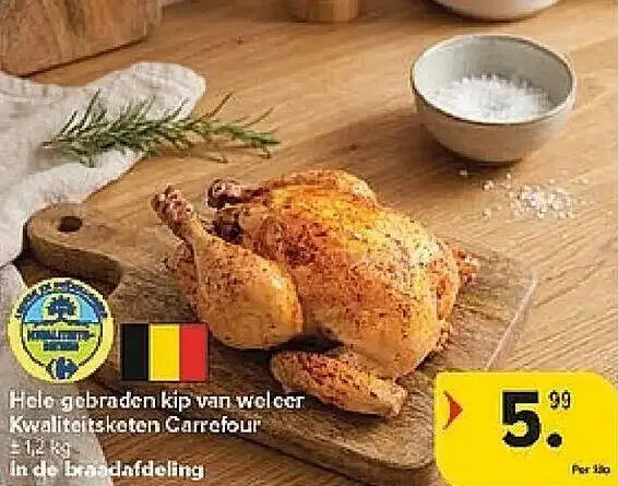 Promotie: Hele gebraden kip van weleer