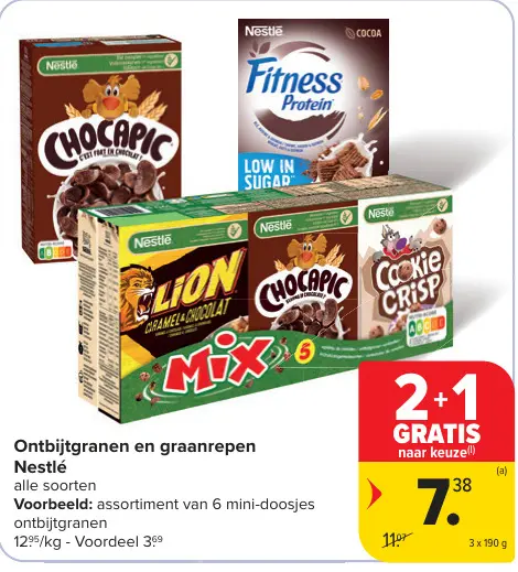 Promotie: Ontbijtgranen en graanrepen