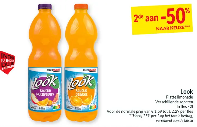 Promotie: Platte limonade