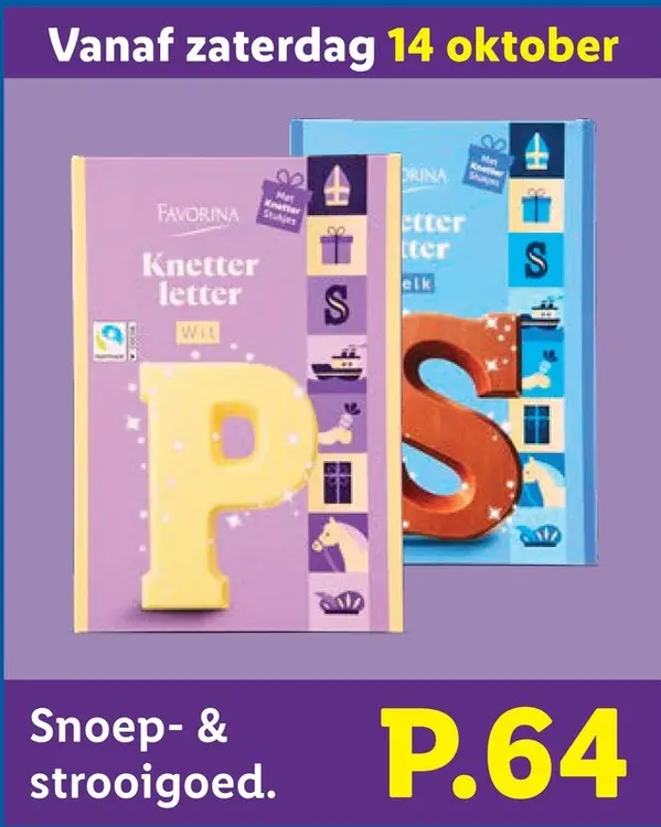 Aanbieding: Knetterletter