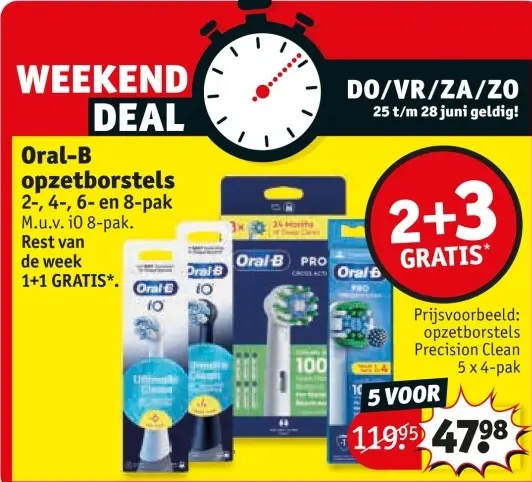 Aanbieding: Oral-B opzetborstels