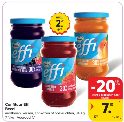 Promotie: Confituur Effi