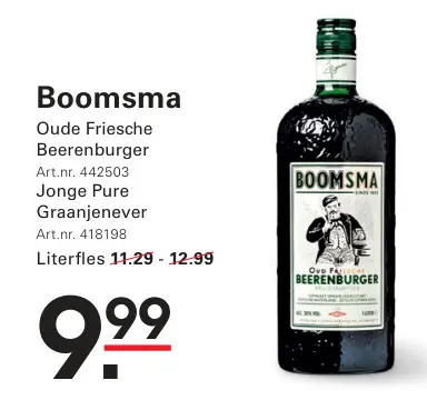 Aanbieding: Oude Friesche Beerenburger Jonge Pure Graanje