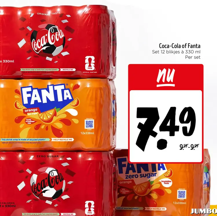 Aanbieding: Coca-Cola of Fanta