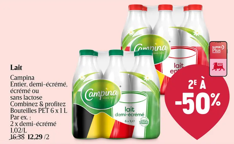 Offre: Lait