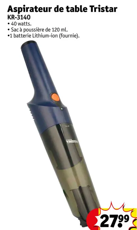 Offre: Aspirateur de table