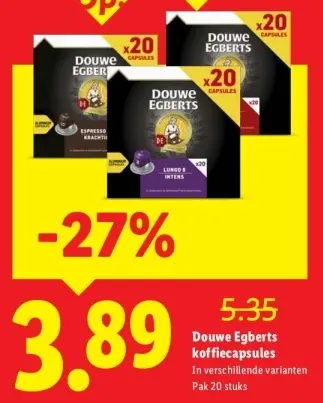 Aanbieding: Koffiecapsules