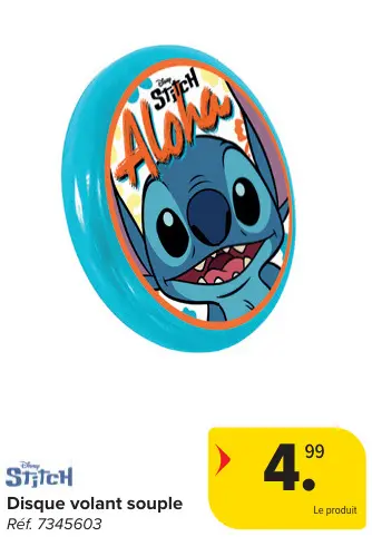 Offre: Disque volant souple