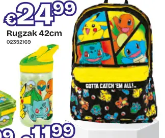 Promotie: Rugzak