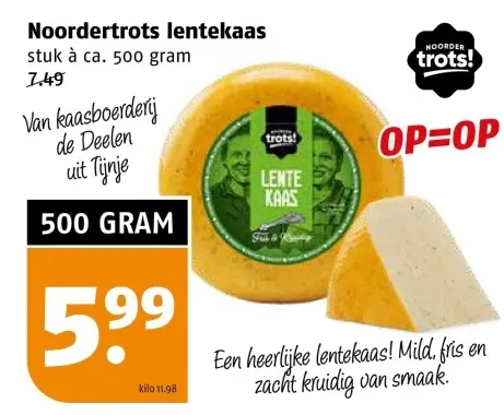 Aanbieding: lentekaas