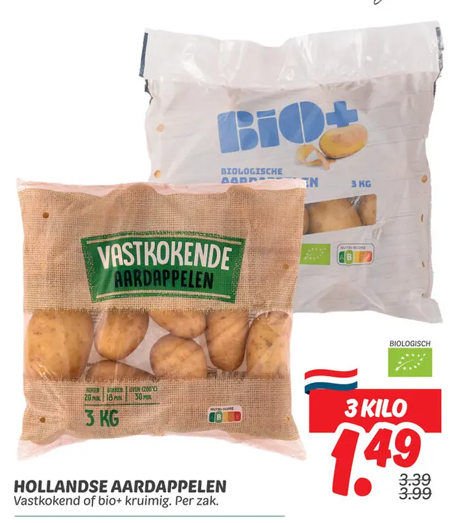 Aanbieding: Hollandse aardappelen
