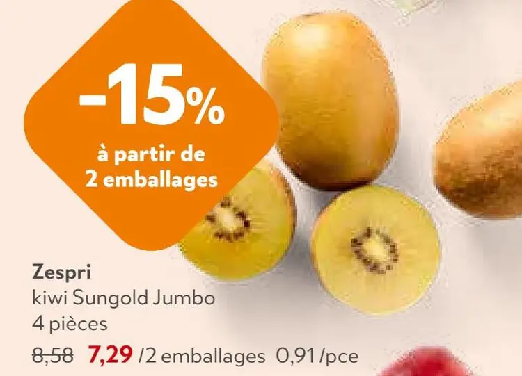 Offre: Kiwi Sungold Jumbo