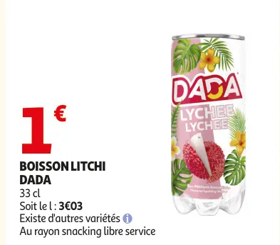 Offre: Boisson litchi
