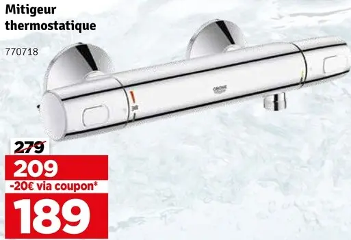 Offre: Mitigeur thermostatique
