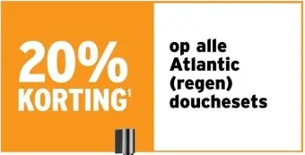 Aanbieding: Atlantic (regen) douchesets
