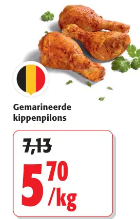 Promotie: Gemarineerde kippenpilons