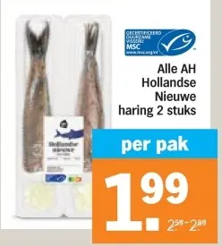 Aanbieding: Alle AH Hollandse Nieuwe haring
