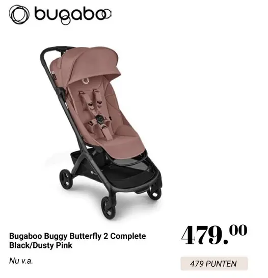 Aanbieding: Buggy Butterfly 2 Complete Black/Dusty Pink