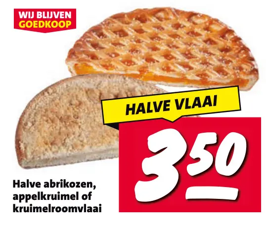 Aanbieding: Halve vlaai