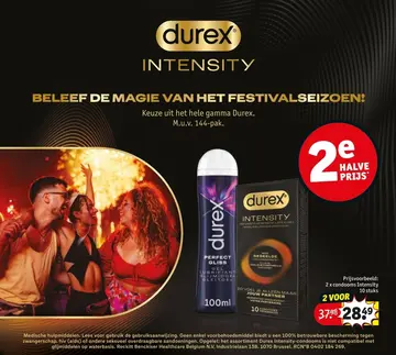 Aanbieding: 2 x condooms Intensity